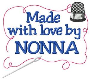 Picture of Made By Nonna Machine Embroidery Design