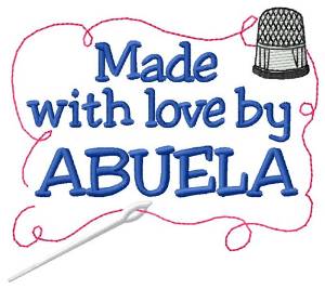 Picture of Made By Abuela Machine Embroidery Design