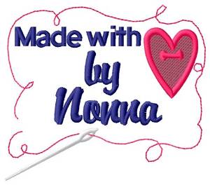 Picture of Made By Nonna Machine Embroidery Design