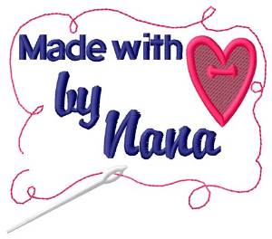Picture of Made By Nana Machine Embroidery Design