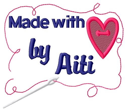 Made By Aiti Machine Embroidery Design