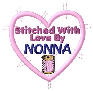 Picture of Stitched By Nonna Machine Embroidery Design