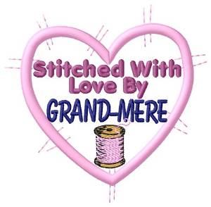Picture of Stitched By Grand-mere Machine Embroidery Design