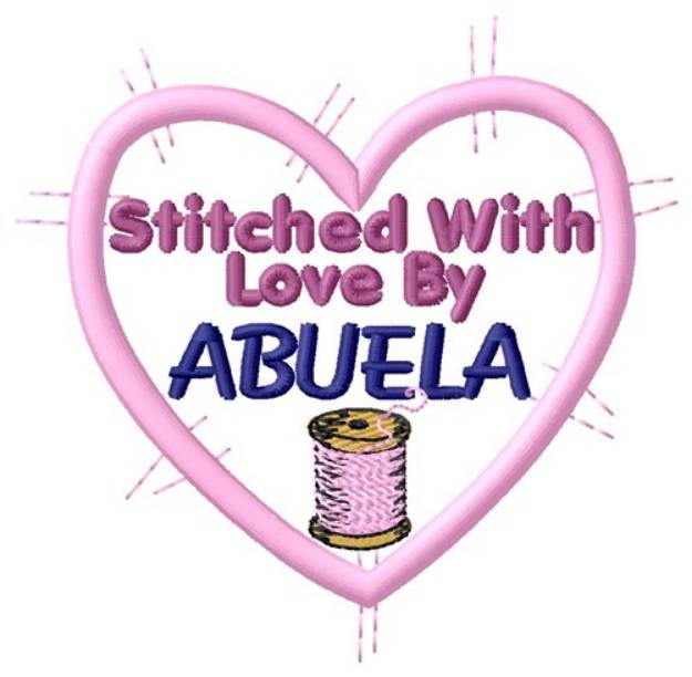 Picture of Stitched By Abuela Machine Embroidery Design