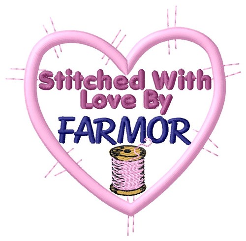 Stitched By Farmor Machine Embroidery Design