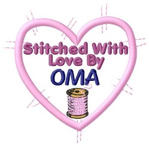 Picture of Stitched By Oma Machine Embroidery Design