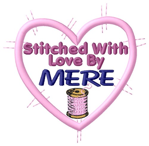 Stitched By Mere Machine Embroidery Design