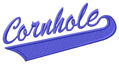 Cornhole Machine Embroidery Design