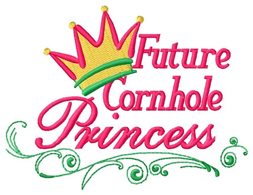 Future Princess Machine Embroidery Design