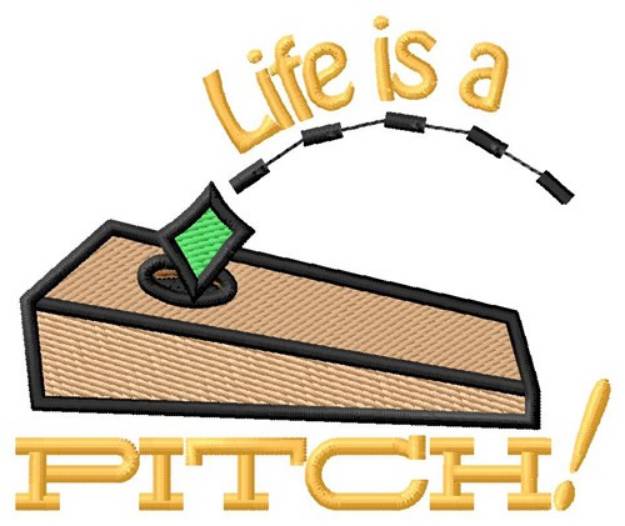 Picture of A Pitch Machine Embroidery Design