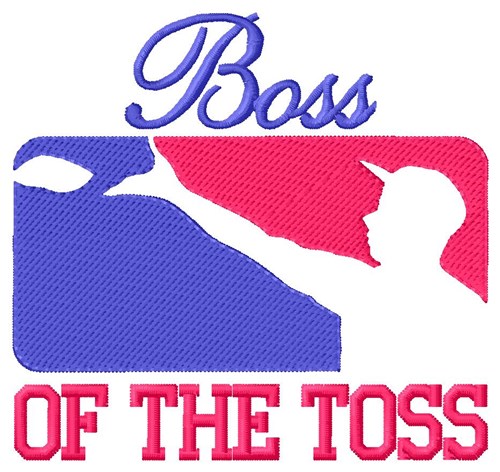 Toss Boss Machine Embroidery Design