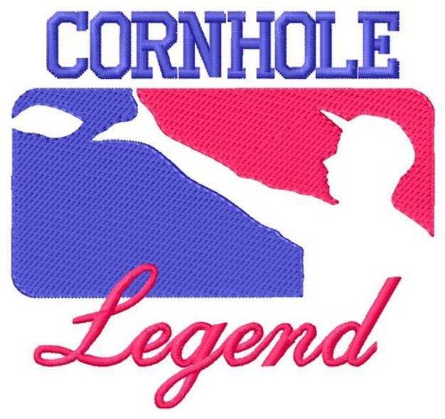 Picture of Cornhole Legend Machine Embroidery Design