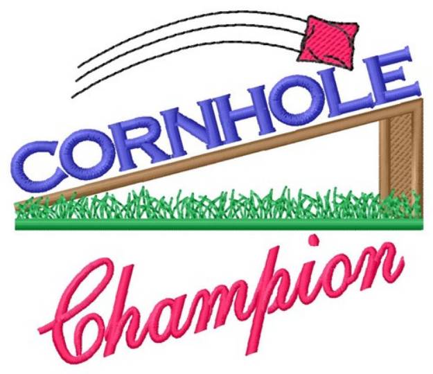 Picture of Cornhole Champion Machine Embroidery Design