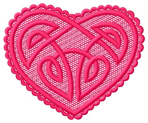 FSL Heart Machine Embroidery Design