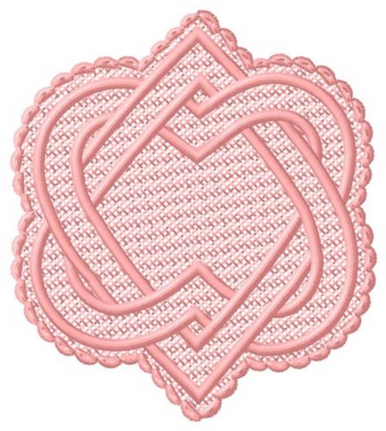 Picture of FSL Twined Hearts Machine Embroidery Design