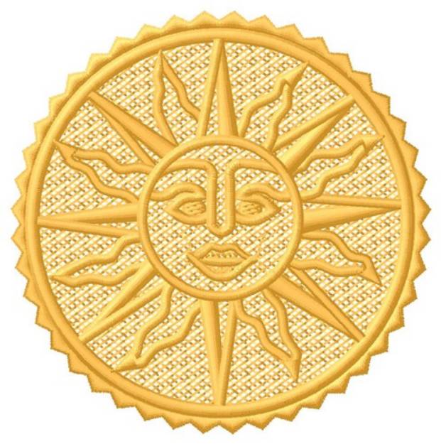 Picture of FSL Sun Machine Embroidery Design