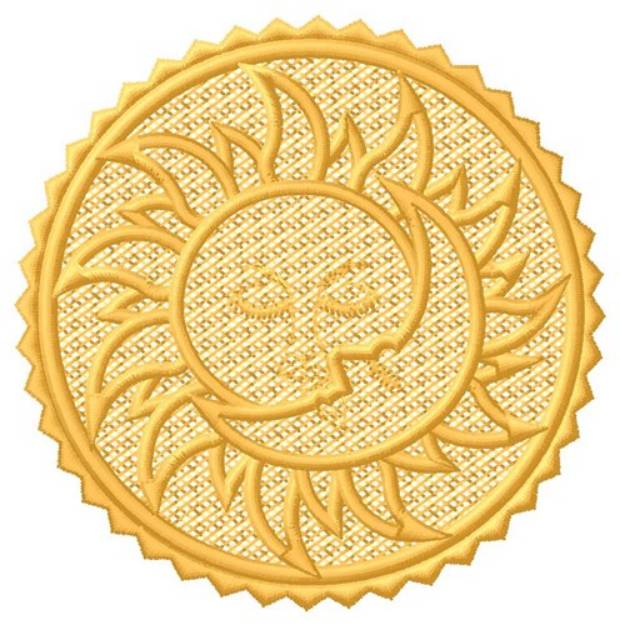 Picture of FSL Sun/Moon Machine Embroidery Design