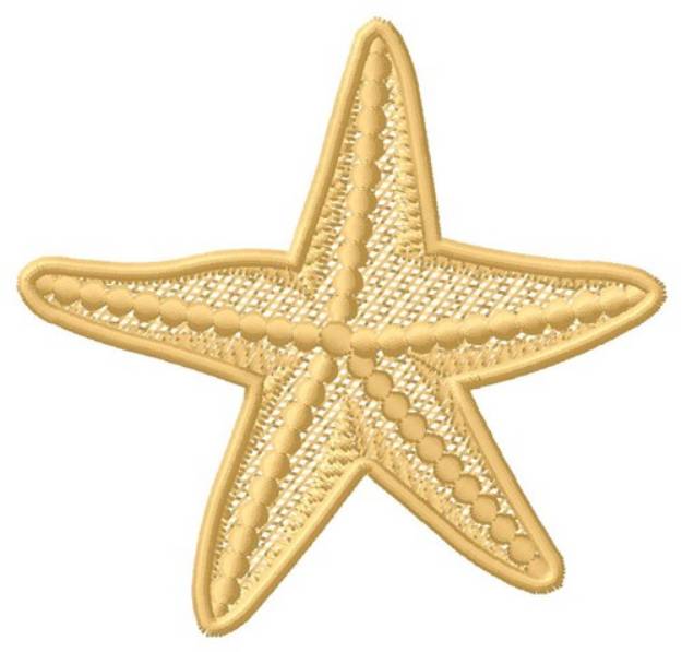 Picture of FSL Starfish Machine Embroidery Design