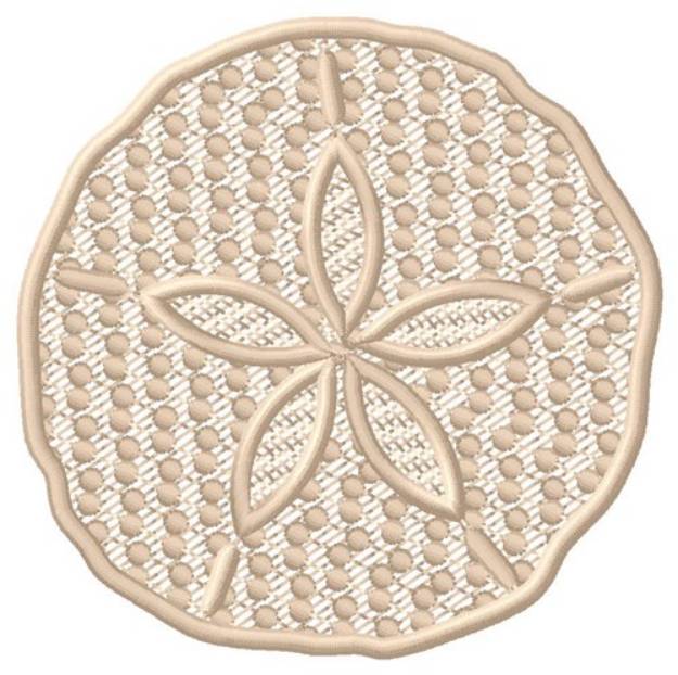 Picture of FSL Sand Dollar Machine Embroidery Design