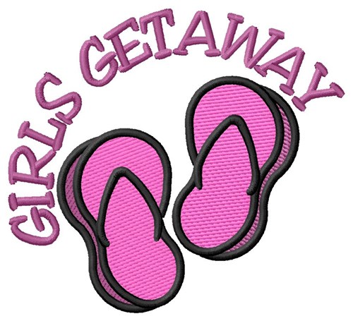 Girls Getaway Machine Embroidery Design