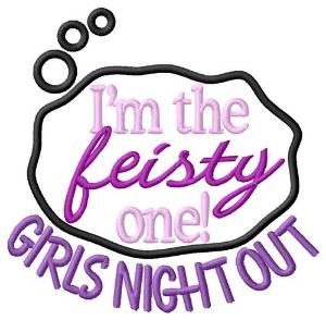 Picture of Feisty Night Out Machine Embroidery Design
