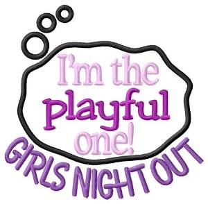 Picture of Playful Night Out Machine Embroidery Design