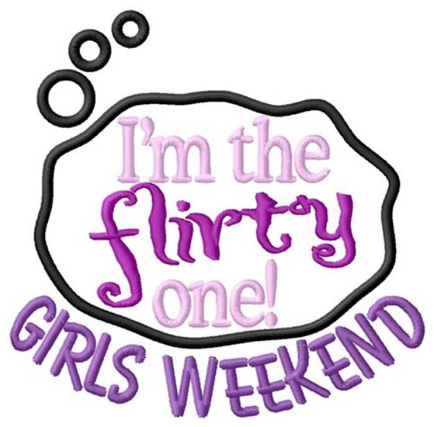 Picture of Flirty Weekend Machine Embroidery Design