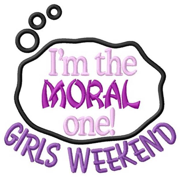 Picture of Moral Weekend Machine Embroidery Design