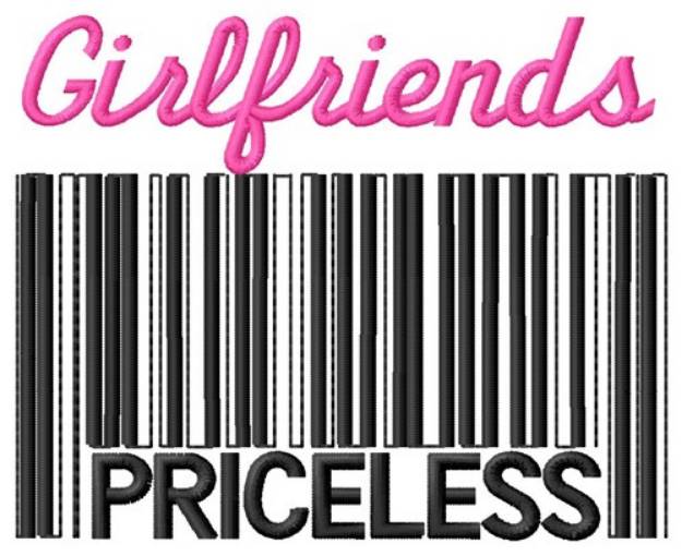 Picture of Girlfriends Priceless Machine Embroidery Design