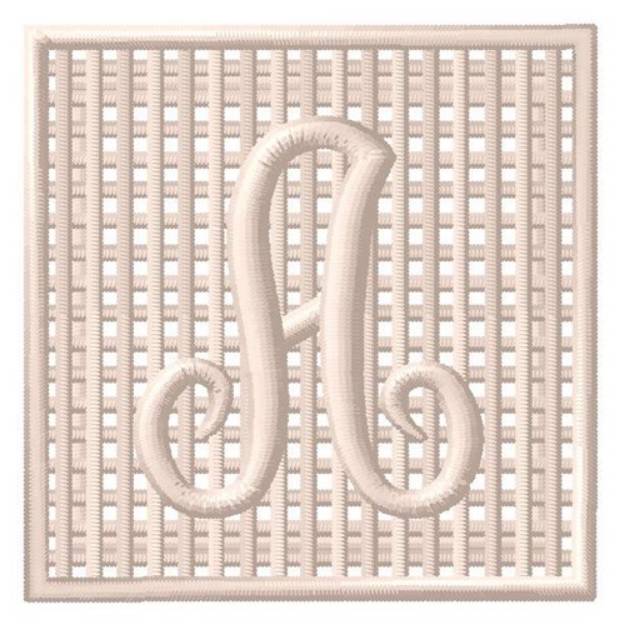 Picture of Filet Crochet A Machine Embroidery Design