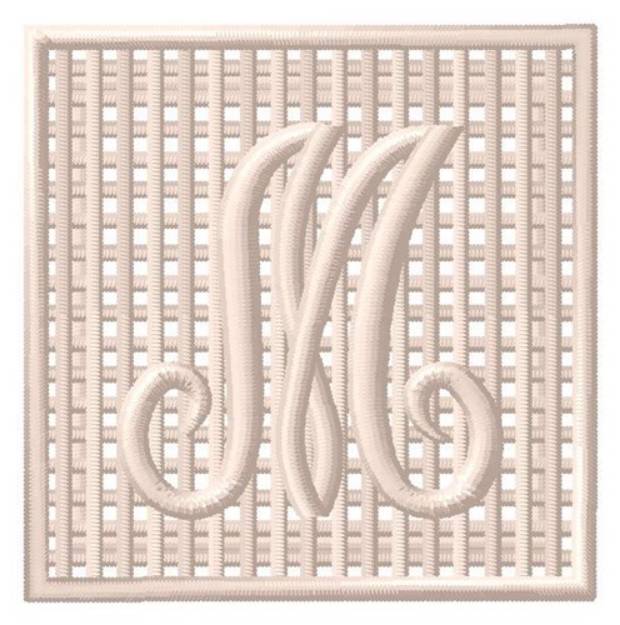 Picture of Filet Crochet M Machine Embroidery Design