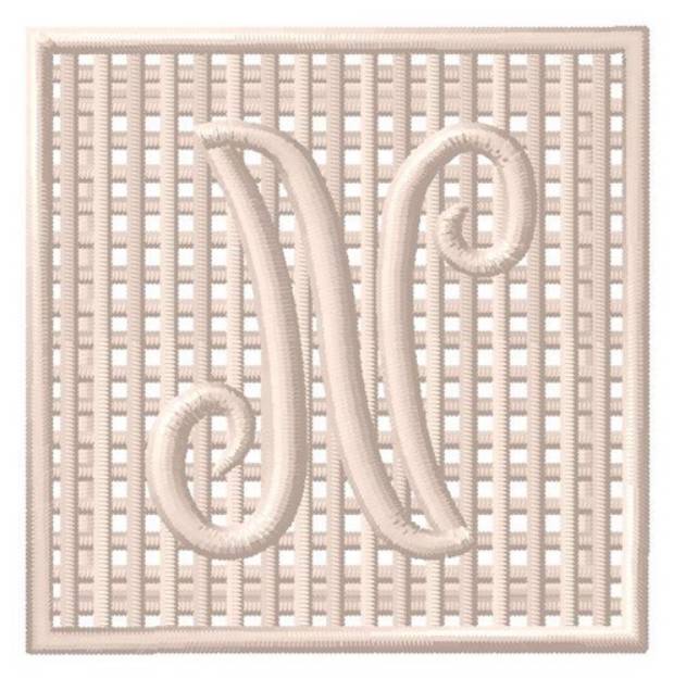 Picture of Filet Crochet N Machine Embroidery Design