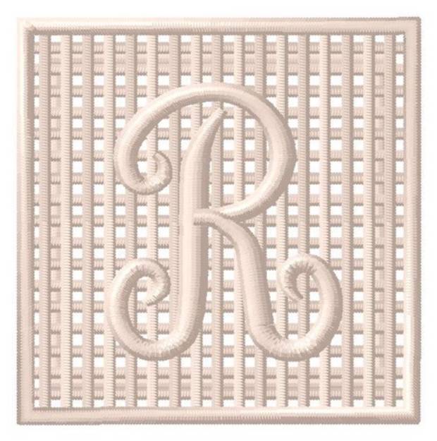 Picture of Filet Crochet R Machine Embroidery Design