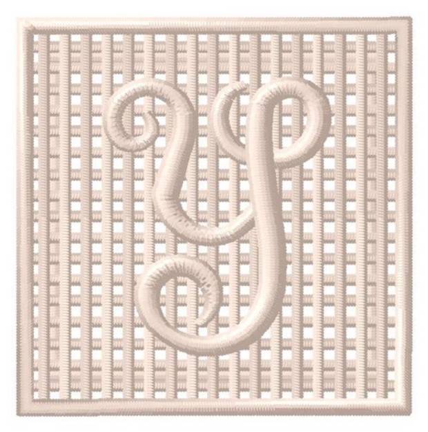 Picture of Filet Crochet Y Machine Embroidery Design