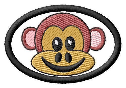 Monkey Whole Note Machine Embroidery Design