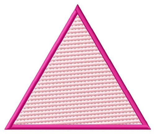 Triangle (Light Fill) Machine Embroidery Design