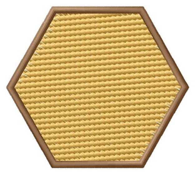 Picture of Hexagon (Light Fill) Machine Embroidery Design