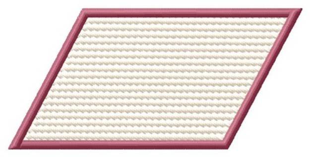 Picture of Parallelogram (Light Fill) Machine Embroidery Design