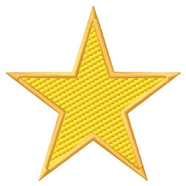 Picture of Star (Light Fill) Machine Embroidery Design