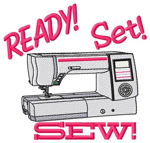 Ready Set Sew Machine Embroidery Design