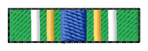 Korea Defense Service Ribbon Machine Embroidery Design