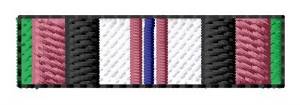 Picture of Afghanistan Campaign Ribbon Machine Embroidery Design