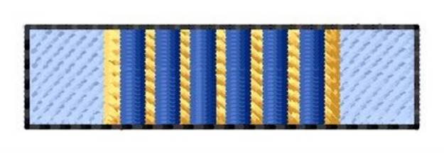 Picture of Air Force Airmans Ribbon Machine Embroidery Design