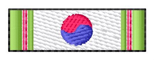 Rep of Korea Presidential Unit Citation Machine Embroidery Design