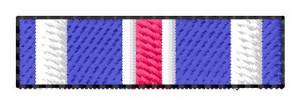 Picture of Distinguished Flying Cross Ribbon Machine Embroidery Design