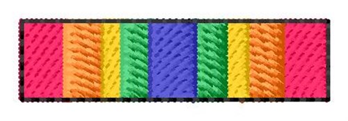 Army Service Ribbon Machine Embroidery Design
