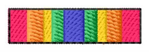 Picture of Army Service Ribbon Machine Embroidery Design