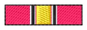 Picture of National Defense Service Ribbon Machine Embroidery Design