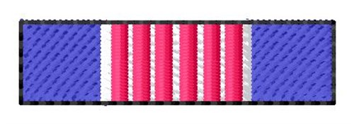 Soldiers Medal Ribbon Machine Embroidery Design