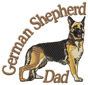 Picture of Shepherd Dad Machine Embroidery Design